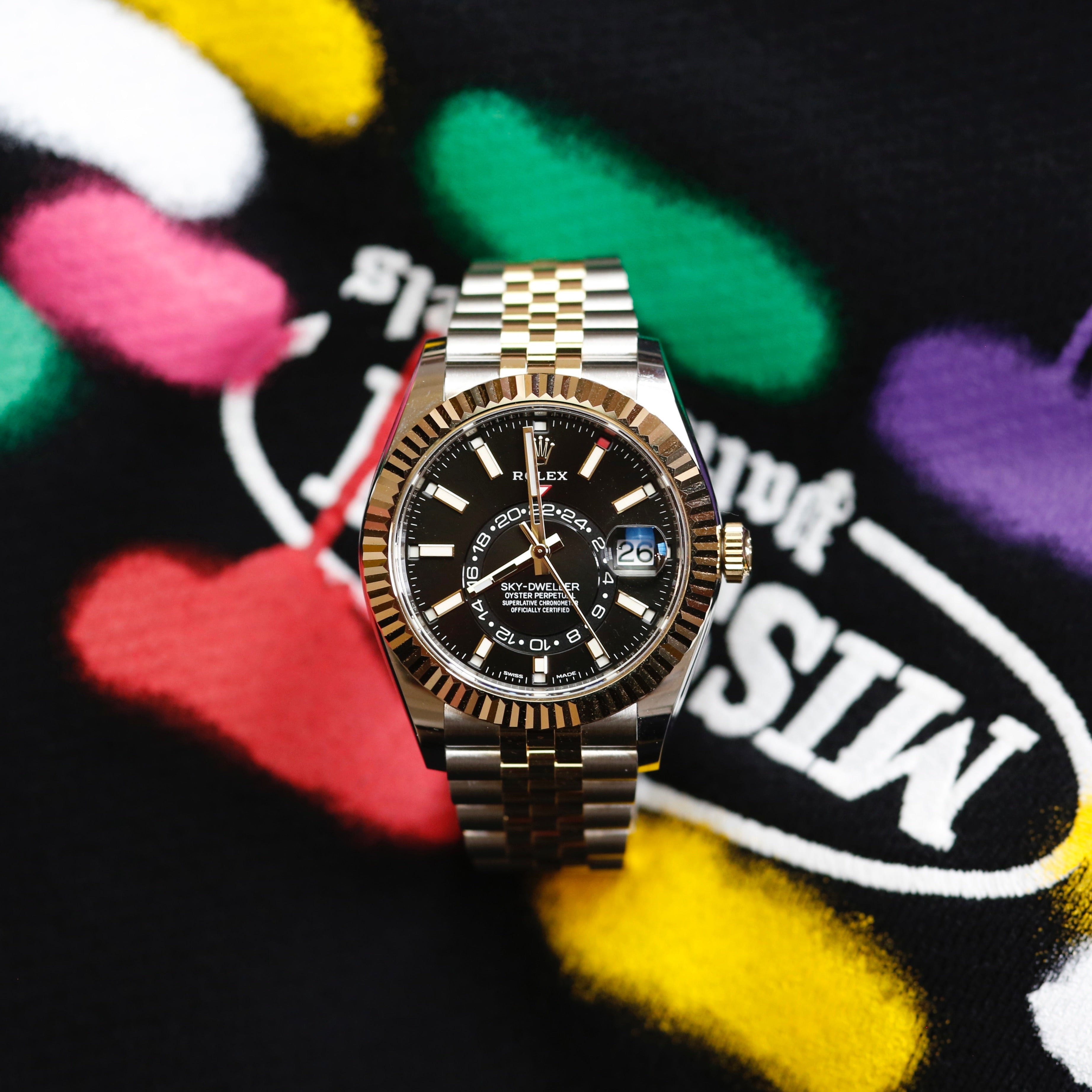 Sky dweller deals two tone