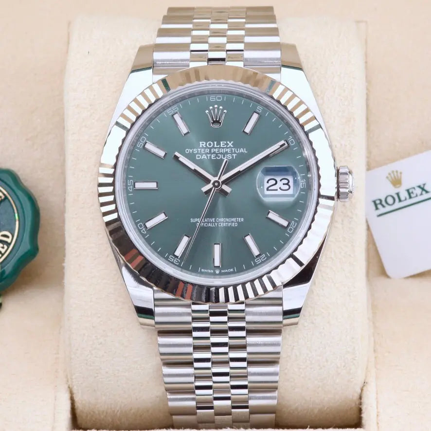 2024 Rolex Latest News Rolex Datejust 41 Mint Green Dial 126334
