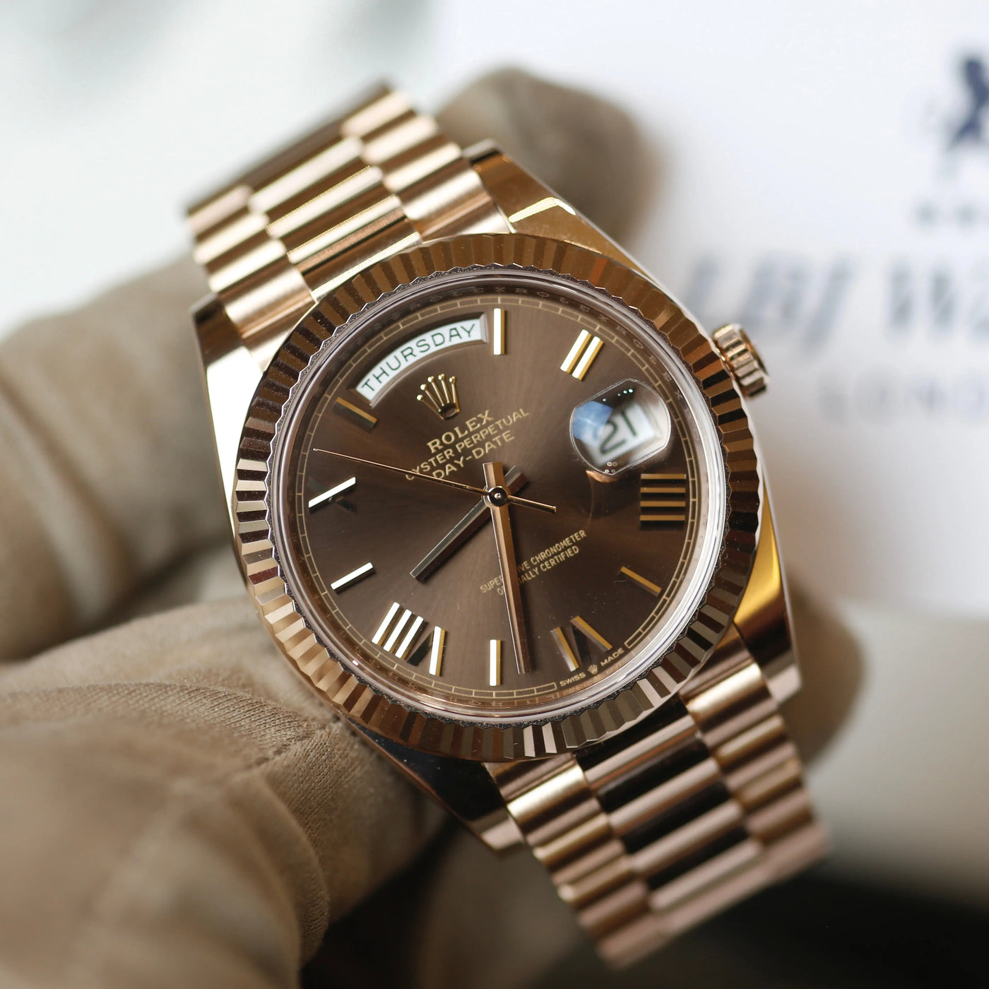 Everose Gold Rolex Day-Date 228235