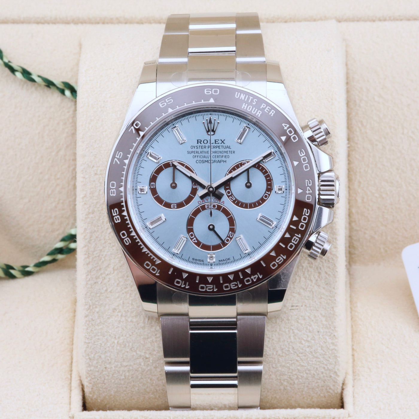 Rolex Daytona Ice Blue Baguette Dial 126506 Year: 2025