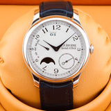 F.p Journe Automatique Lune Platinum Moonphase  AL CALIBRE 1300.3 White 40mm Excellent 2014 Box and Papers