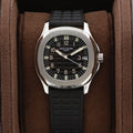 Patek Philippe Aquanaut  5066A-001 Black 36mm Excellent 2008 Box and Papers