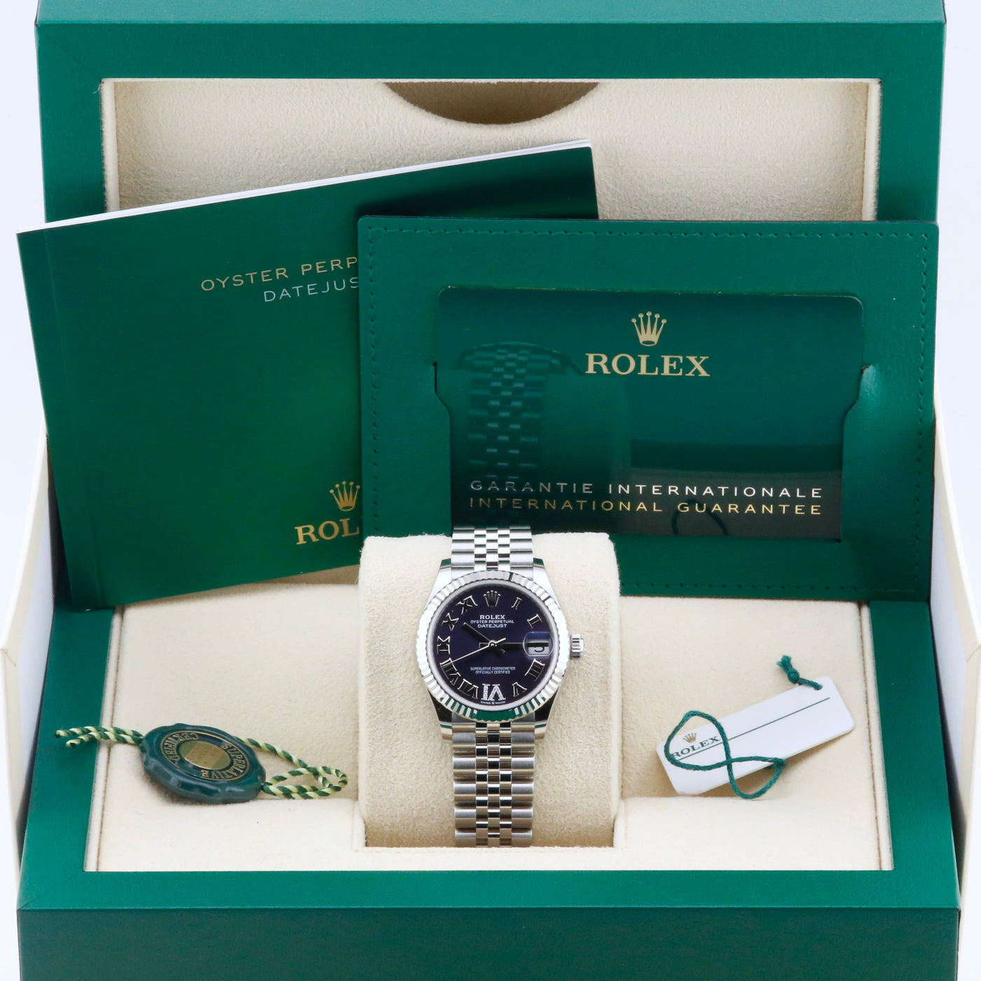 Rolex Datejust 28 Purple Diamond Dial 278274 Year: 2022
