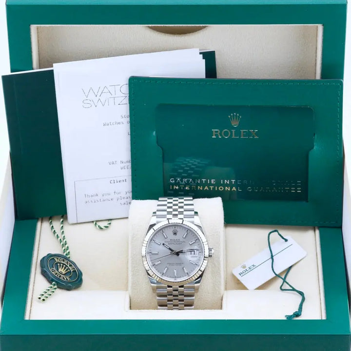 Rolex Datejust 36 Silver Dial 126234 Year: 2024 lbjwatches