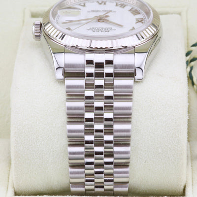 Rolex Datejust 36 White Roman Dial 116234 Year: 2008