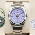 Rolex Oyster Perpetual  126000 Lavendar 36mm Unworn 2026 Complete Set