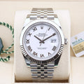 Rolex Datejust 41 White Roman Dial 126334 Year: 2024