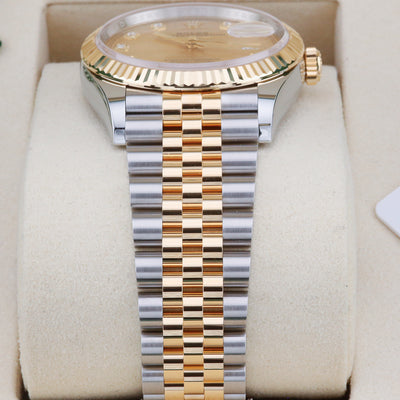 Rolex Datejust 36 Champagne Diamond Dial 126233 Year: 2025