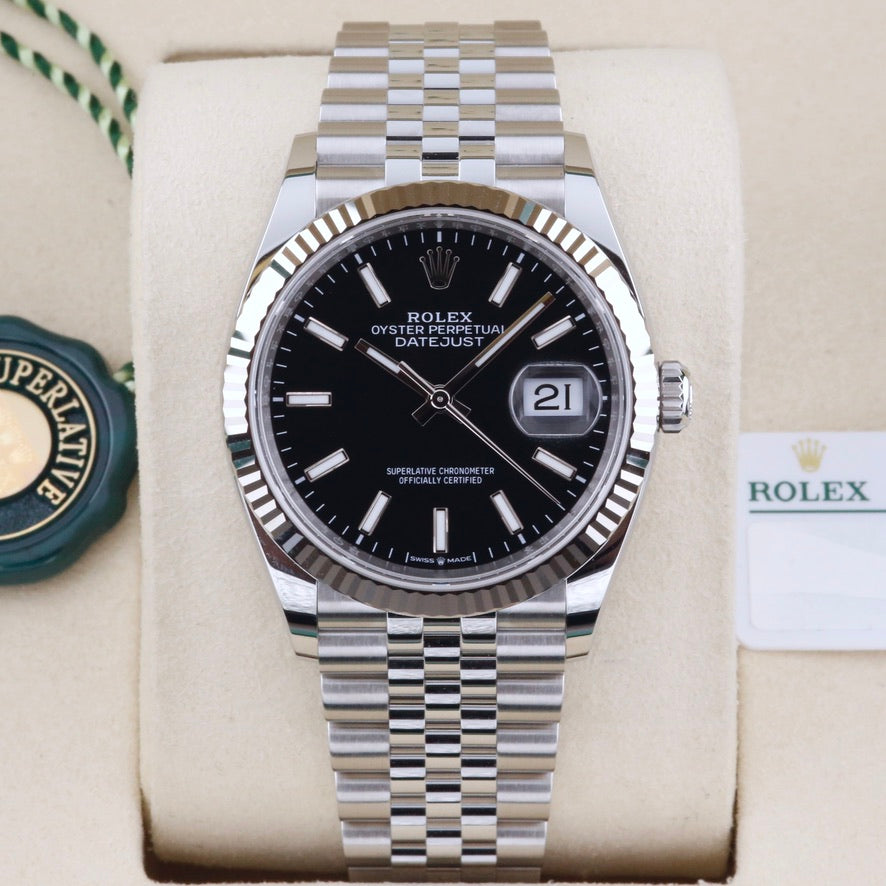 Rolex Datejust 36 Black Dial 126234 Year: 2025