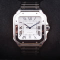 Cartier Santos  WSSA0018 White 39.8mm Excellent 2022 Box and Papers