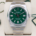 Rolex Oyster Perpetual 41  134300 Green 41mm Unworn 2026 Box and Papers (with Tags)