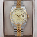 Rolex Datejust 36  16233 Champagne Jubilee 36mm Excellent 1994 Papers