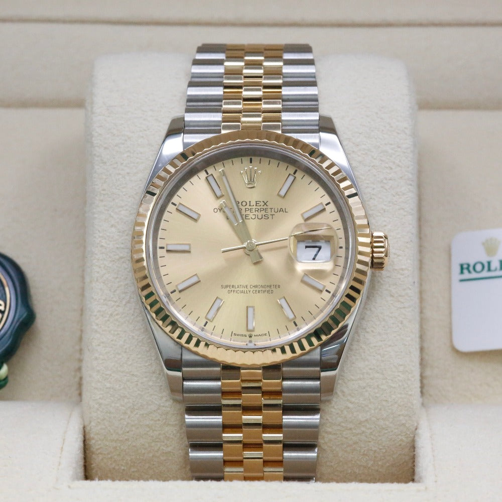 Rolex Datejust 36 Champagne Dial 126233 Year: 2020