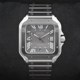 Cartier Santos De Cartier  WSSA0037 Grey 40mm Unworn 2026 Complete Set
