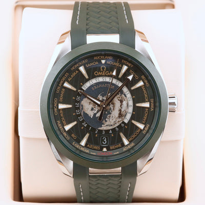 Omega Seamaster Aqua Terra Worldtimer Green 22032432210001 Year: 2024