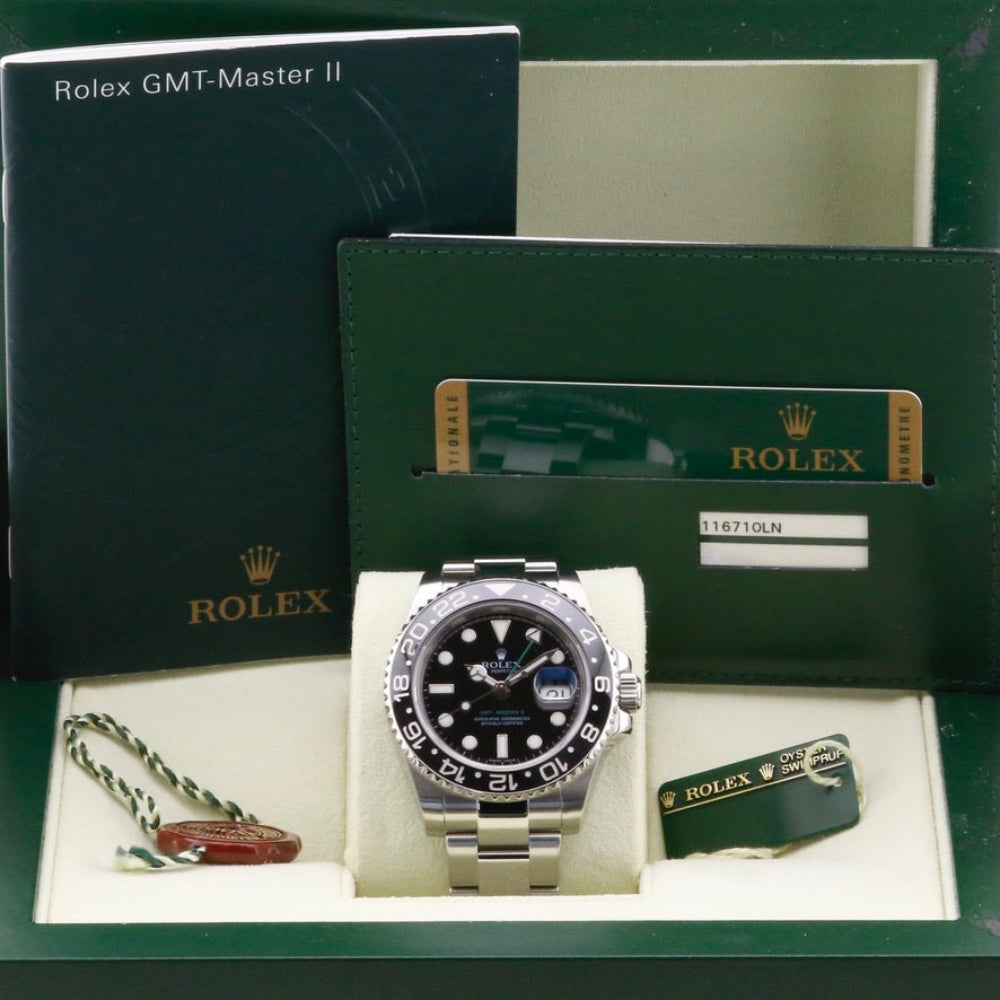 Rolex GMT Black 116710LN Year: 2008