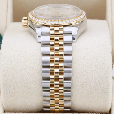 Rolex Datejust 28 White Mother of Pearl Diamond Bezel 279383RBR Year: 2018