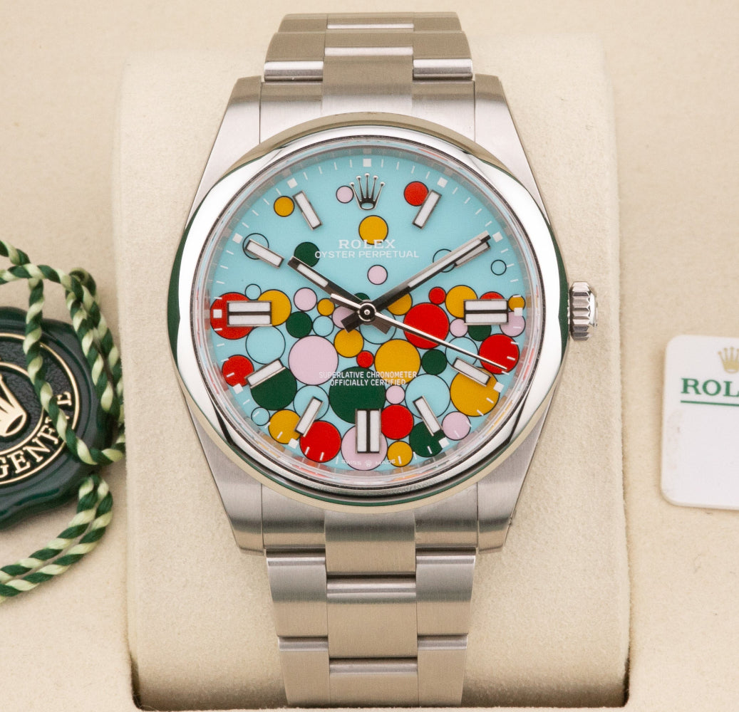 Rolex Oyster Perpetual 41 Celebration Dial 124300 