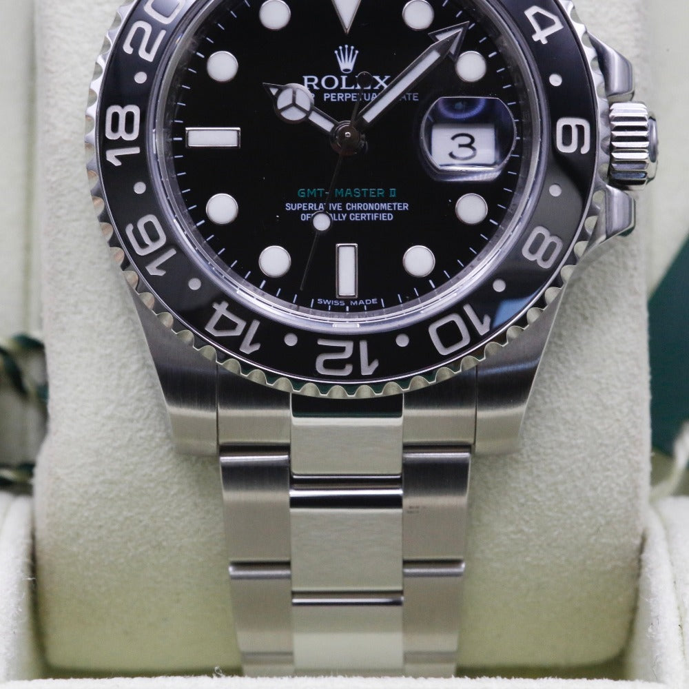 Rolex GMT Black 116710LN Year: 2008