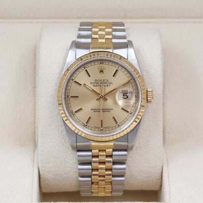 Rolex Datejust 36 Champagne Dial 16233 Year: 1989