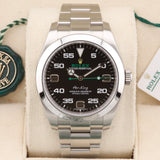 Rolex Air-King  116900 Black 40mm Excellent 2022 Box and Papers (with Tags)