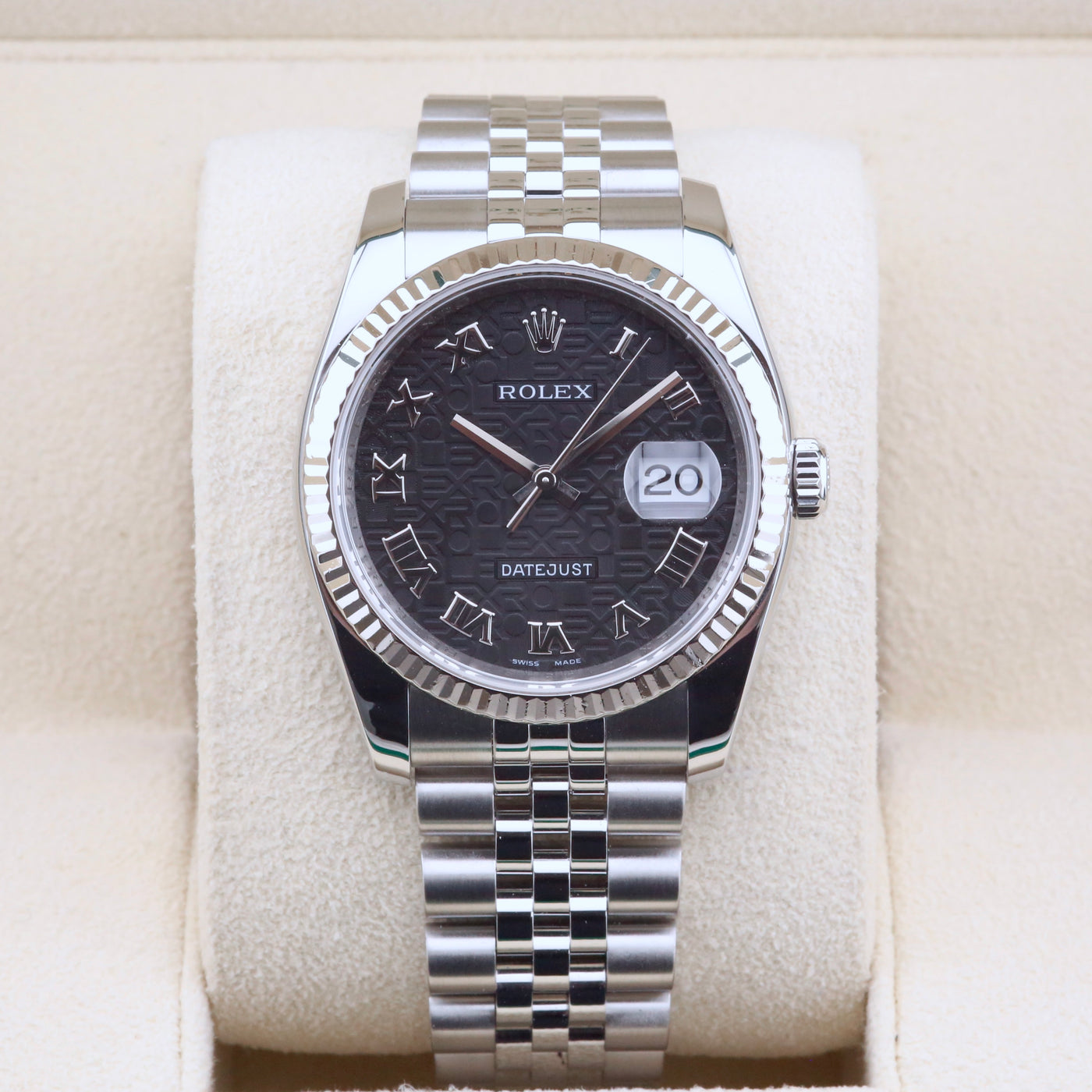 Rolex Datejust 36 Black Jubilee Dial 116234 Year: 2007