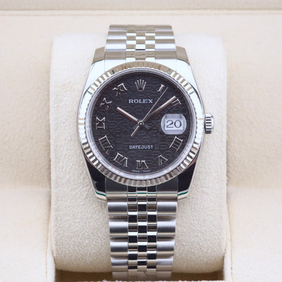 Rolex Datejust 36 Black Jubilee Dial 116234 Year: 2007