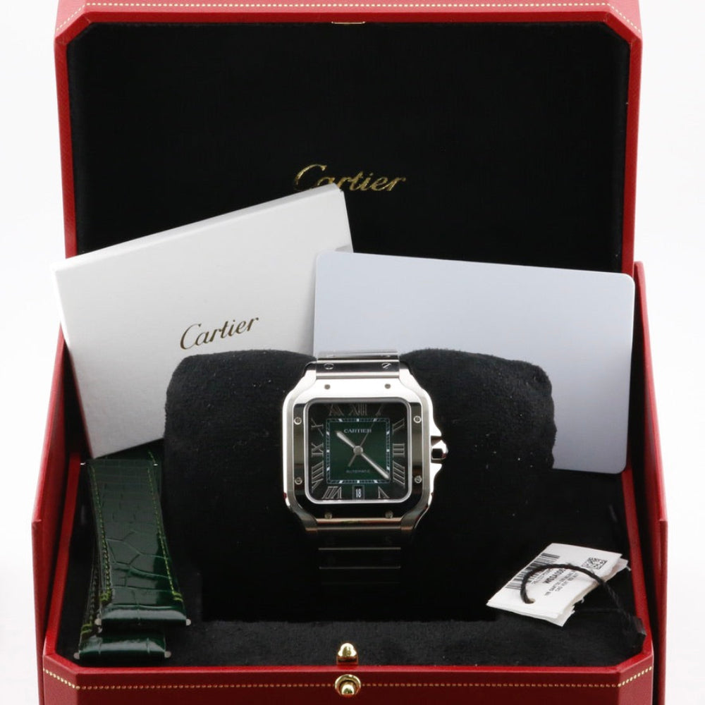 Cartier De Santos Green Dial WSSA0062 Year: 2025