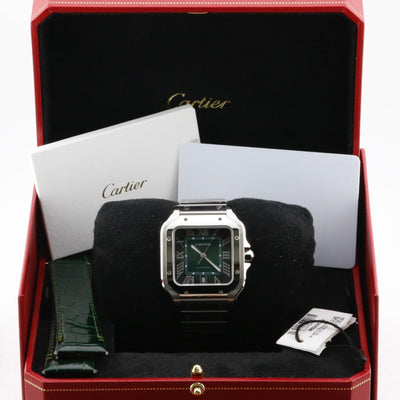 Cartier De Santos Green Dial WSSA0062 Year: 2025