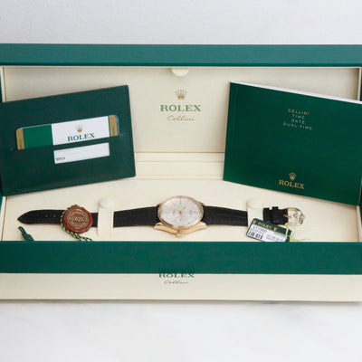 Rolex Cellini 50515 Silver Guilloche