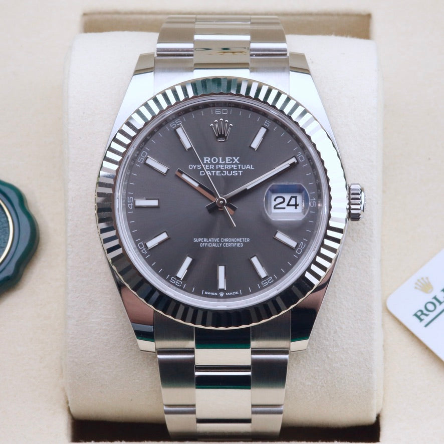 Rolex Datejust 41 Rhodium Dial 126334 Year: 2025