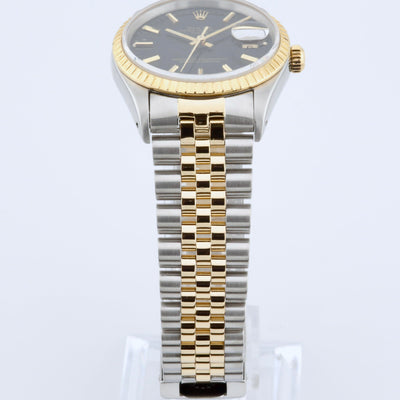 Rolex Oyster Perpetual Date 34 Black Dial 15233