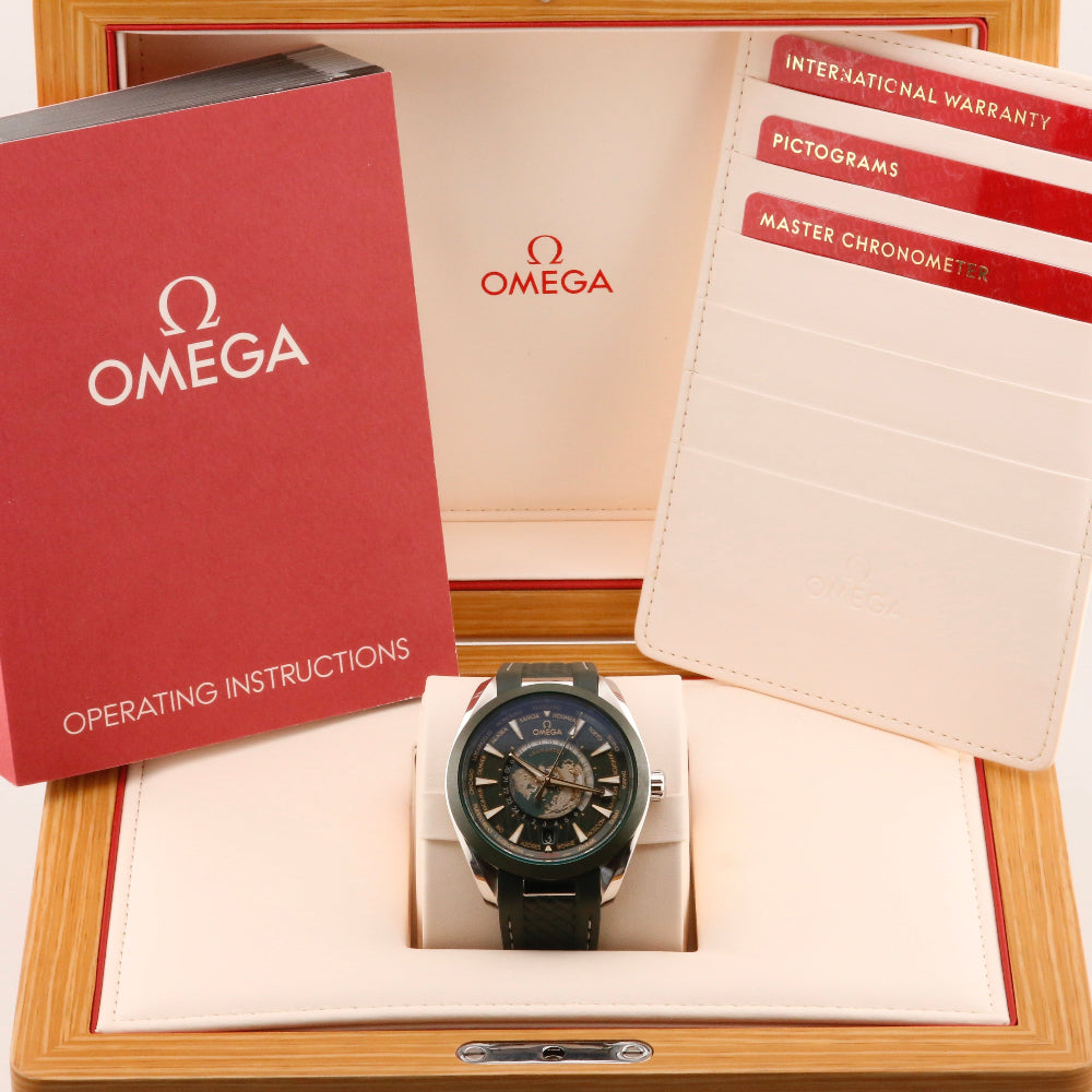 Omega Seamaster Aqua Terra Worldtimer Green 22032432210001 Year: 2024