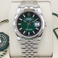 Rolex Datejust 36  126234 Green Ombré 36mm Unworn 2026 Box and Papers (with Tags)