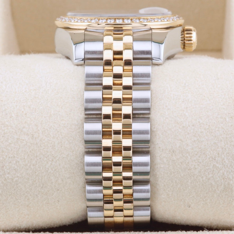 lex Datejust 26 Champagne Diamond Dial And Bezel 179383RBR Year: 2013