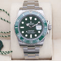 Rolex Submariner  116610LV Hulk 40mm Unworn 2018 Box and Papers
