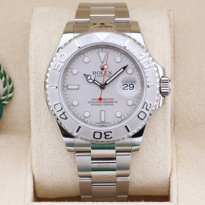 Rolex Yacht-Master 40 Platinum Dial 116622 Year: 2017