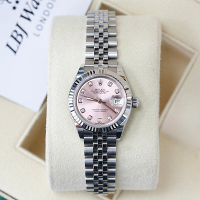 Ladies Rolex Datejust Pink Dial 28mm 279174