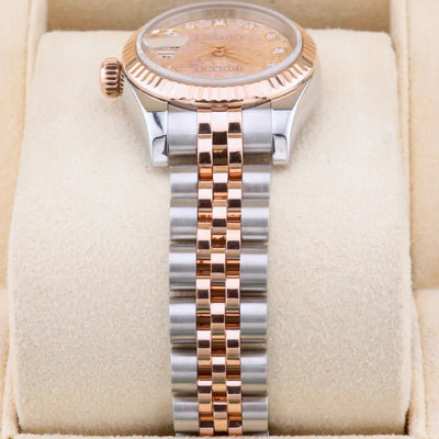 Rolex Datejust 26 Pink Jubilee Diamond Dial 179171 Year: 2012