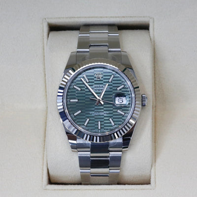 Rolex Datejust 41 Green Motif Dial 126334