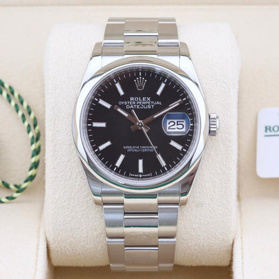 Rolex Datejust 36 Black Dial 126200 Year: 2021