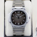 Patek Philippe Ladies Nautilus  7118/1200A-011 Grey 35.2mm Unworn 2023 Box and Papers (with Tags)