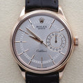 Rolex Cellini 50515 Silver Guilloche Year: 2015