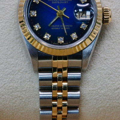 Rolex Datejust 26 Blue Ombre Dial 69173