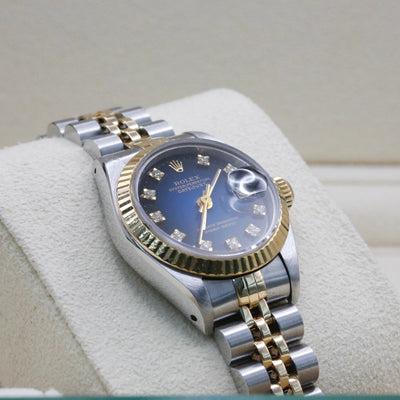 Rolex Datejust 26 Blue Ombre Dial 69173