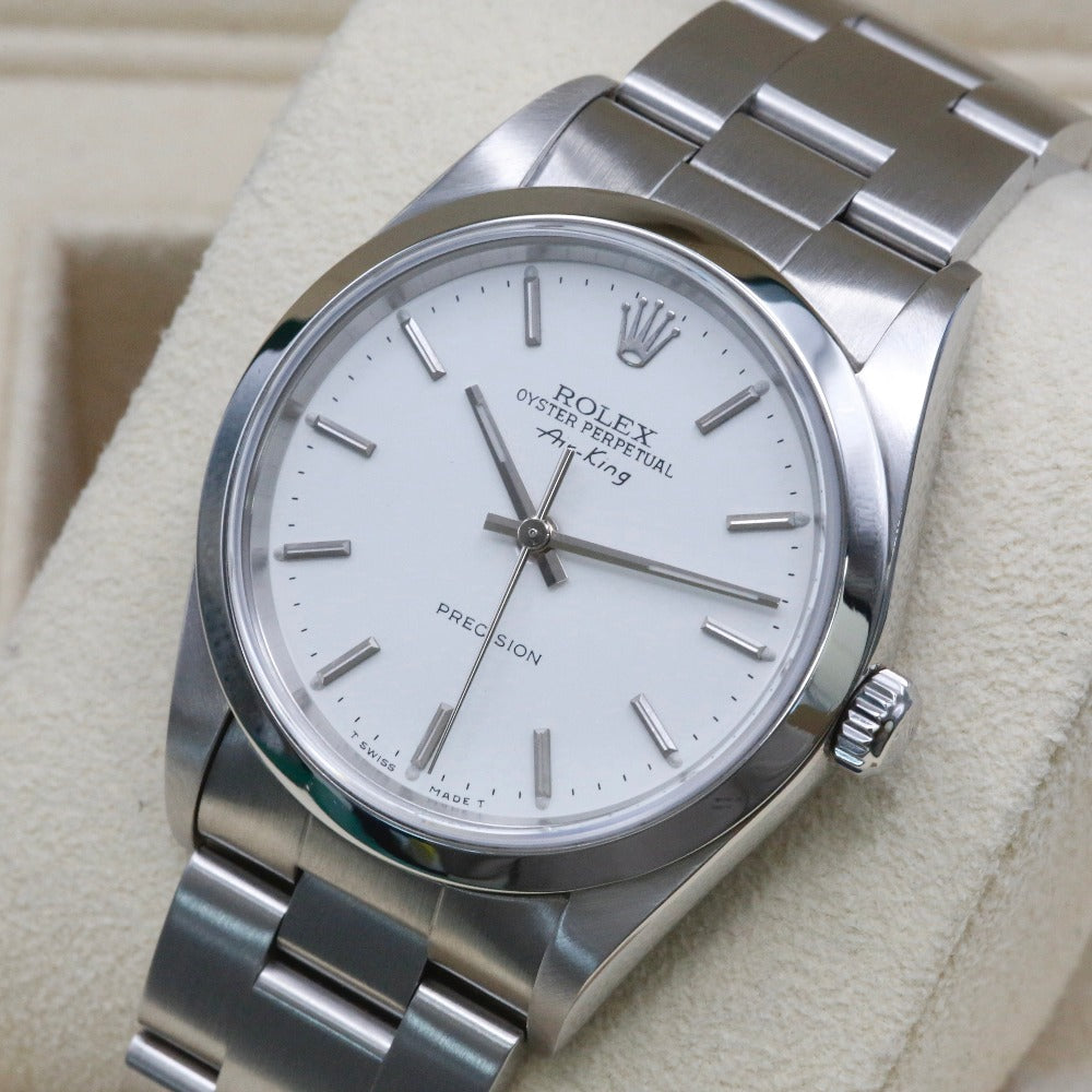 Rolex Air-King 14000M White Dial Year: 2001