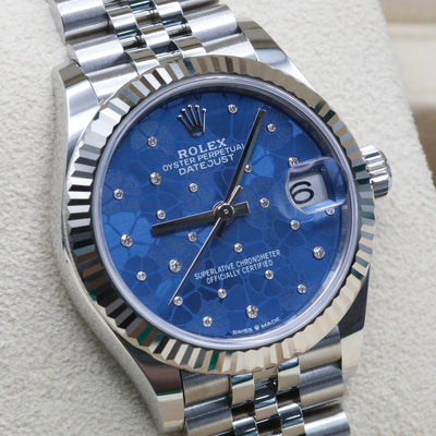 Rolex Datejust 31 Blue Floral Dial 278274