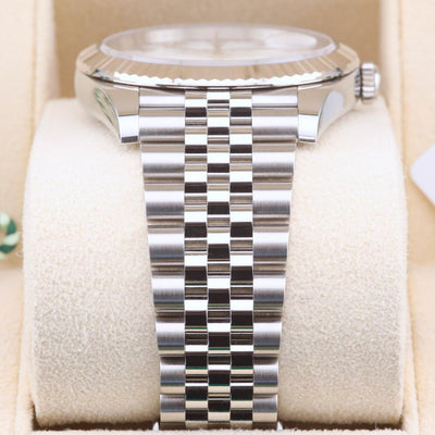Rolex Datejust 41 White Roman Dial 126334