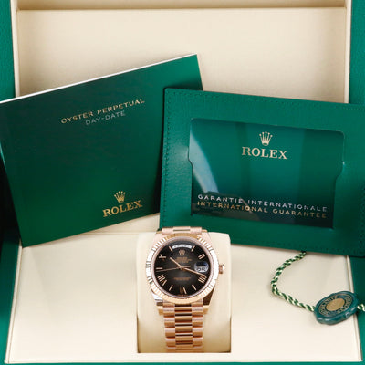Rolex Day-Date 40 Slate Ombré Dial 228235 Year: 2025