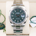 Rolex Datejust 41 126334 Mint Green 41mm Unworn 2022 Complete Set (with Tags)
